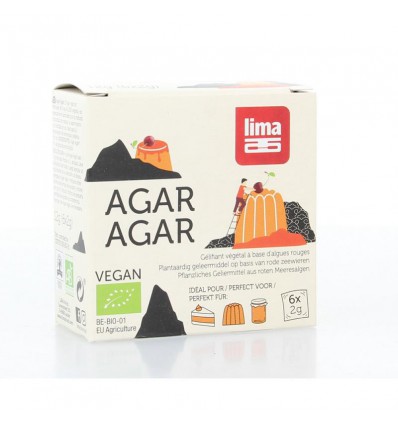 Soep Lima Agar agar poeder biologisch 12 gram kopen