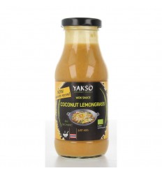 Yakso Woksaus kokos citroengras biologisch 240 ml