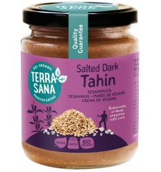 Terrasana Tahin bruin sesampasta met zeezout 250 gram