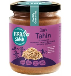 Terrasana Tahin bruin sesampasta zonder zout biologisch 250 gram