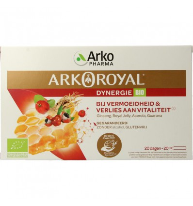 Fytotherapie Arko Royal Royal dynergie biologisch 20 ampullen kopen