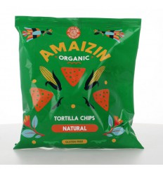 Amaizin Corn chips natural biologisch 75 gram