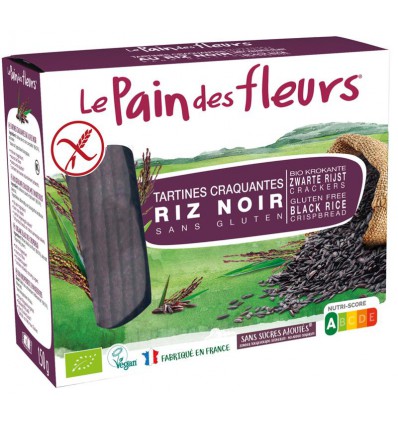 Rijst Crackers Pain Des Fleurs Zwarte 150 gram kopen