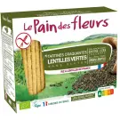 Pain Des Fleurs Crackers groene linzen biologisch 150 gram
