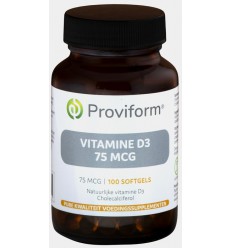 Proviform Vitamine D3 75 mcg 100 softgels