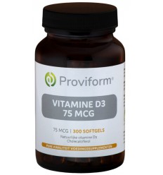 Proviform Vitamine D3 75 mcg 300 softgels