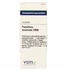 VSM Passiflora incarnata 200K 4 gram globuli