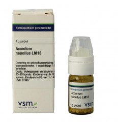 VSM Aconitum napellus LM18 4 gram globuli