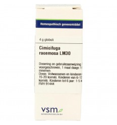 VSM Cimicifuga racemosa LM30 4 gram globuli