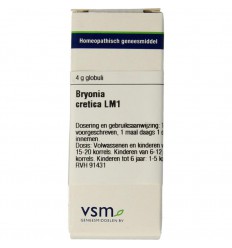 VSM Bryonia cretica LM1 4 gram globuli
