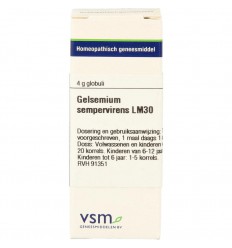 VSM Gelsemium sempervirens LM30 4 gram globuli