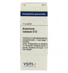VSM Arsenicum iodatum D12 10 gram globuli