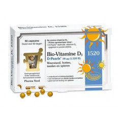 Pharma Nord Bio vitamine D3 38 mcg 80 capsules