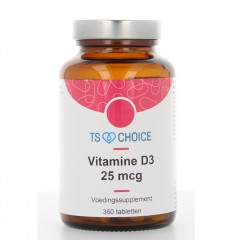TS Choice Vitamine D3 25 mcg 360 tabletten kopen