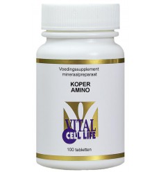 Vital Cell Life Koper amino 2 mg 100 tabletten