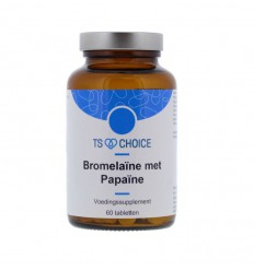 TS Choice Bromelaine met papaine 60 tabletten