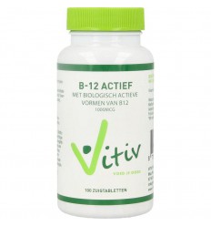Vitiv Vitamine B12 actief 100 zuigtabletten