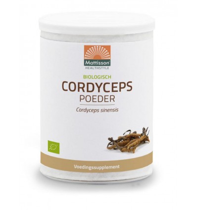 Cordyceps Mattisson powder - sinensis organic biologisch 100 gram kopen
