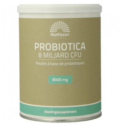 Mattisson Probiotica poeder 8 miljard CFU 125 gram
