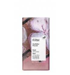 Vivani Chocolade puur met amandelen biologisch 100 gram