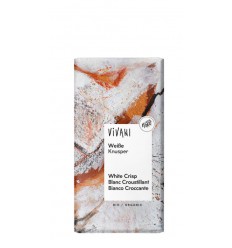 Vivani Chocolade wit met rice crispies biologisch 100 gram