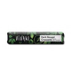 Vivani Chocolate To Go dark nougat croccante vegan biologisch 35 gram