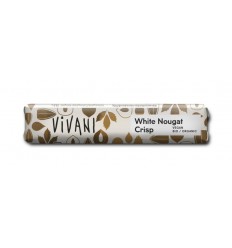 Vivani Chocolate To Go white nougat crisp 35 gram