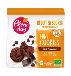 Pleniday Chocolate chip cookies mini -44% suiker 150 gram