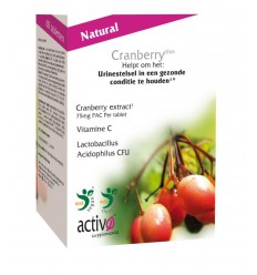 Activo Cranberry plus 60 tabletten kopen