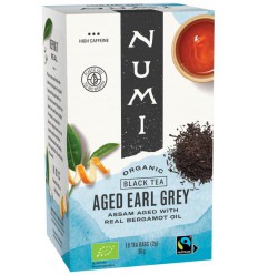 Numi Zwarte thee earl grey bergamot 18 zakjes