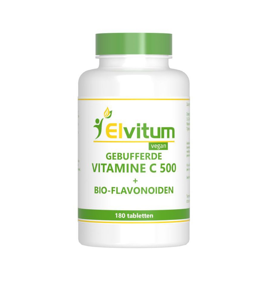 experimenteel vrouw synoniemenlijst Elvitum Gebufferde vitamine C 500 mg 180 tabletten kopen?