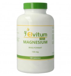 Elvitum Magnesium (bisglycinaat) 130 mg 180 tabletten
