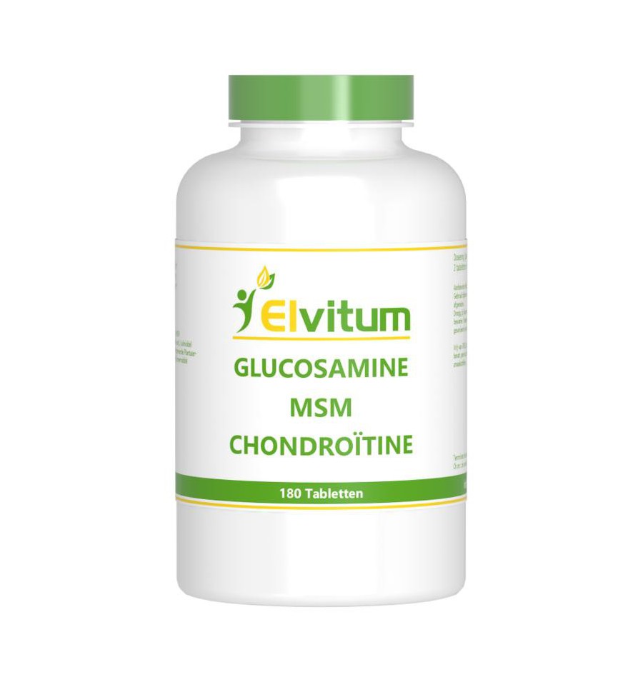 vingerafdruk Ham Onzorgvuldigheid Elvitum Glucosamine MSM chondroitine 180 tabletten kopen?