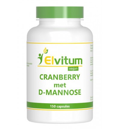 D-Mannose Elvitum Cranberry & 150 vcaps kopen