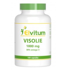 Elvitum Visolie 1000 mg omega 3 30% 100 capsules