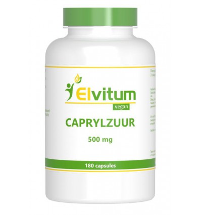 Supplementen Elvitum Caprylzuur 500 mg 180 vcaps kopen