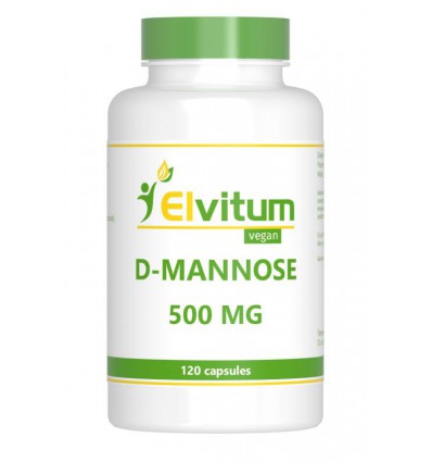 D-Mannose Elvitum 500 mg 120 vcaps kopen