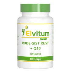 Elvitum Rode gistrijst + Q10 60 capsules