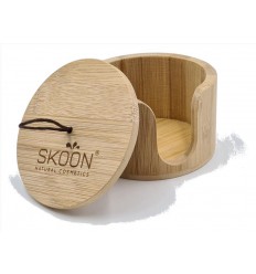 Skoon face pad holder bamboo
