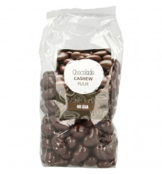 Mijnnatuurwinkel Chocolade cashew noten puur 400 gram