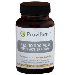 Proviform Vitamine B12 10.000 mcg combi actief folaat 60