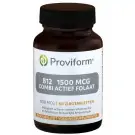 Proviform Vitamine B12 1500 mcg combi actief folaat 60 smelttabletten