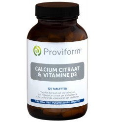Proviform Calcium citraat & D3 120 tabletten
