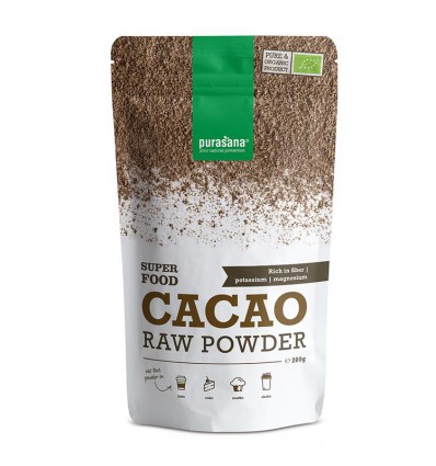 Cacaopoeder Purasana Cacao poeder biologisch 200 gram kopen