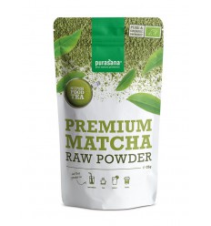 Purasana Matcha powder premium biologisch / vegan 75 gram