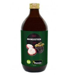 Hanoju Mangosteen sap premium 100% biologisch 500 ml