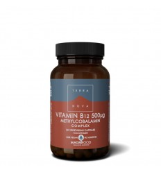 Terranova Vitamine B12 500 mcg complex 50 vcaps