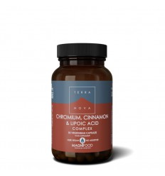 Terranova Chromium, cinnamon & lipoic acid complex 50 vcaps