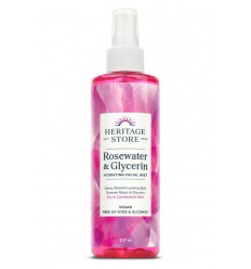 Heritage Store Rosewater with glycerin 237 ml