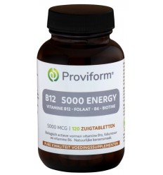 Proviform Vitamine B12 5000 mcg energy 120 smelttabletten
